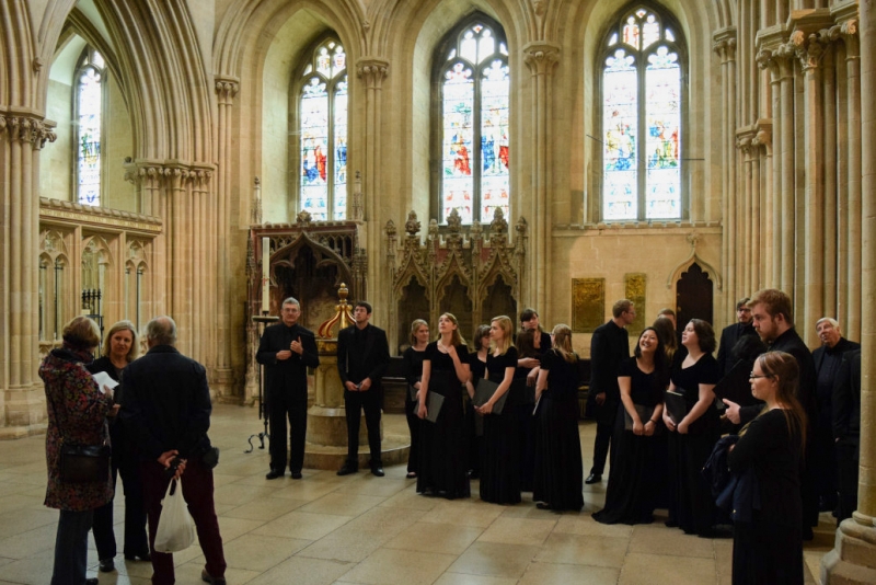 Asbury University students and alumni are ministering through music as choir in residence at Bristol Cathedral in England