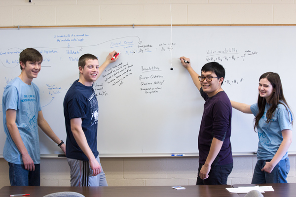 A long-standing Asbury tradition, Math Modeling allows students to put their classroom skills to work on complex, real-world problems
