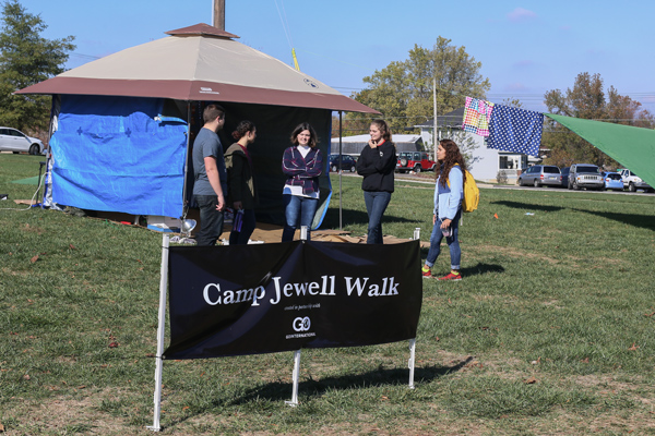 Asbury University students and faculty spent two days in a makeshift camp to raise awareness of the global refugee crisis.