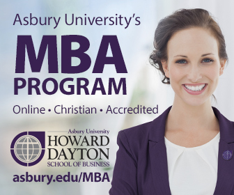Accepting applications through July 15, Asbury University’s online Master of Arts in Business Administration equips graduates who are the best FOR the world
