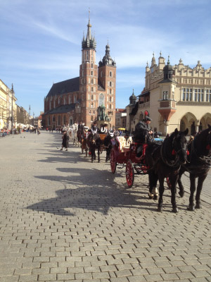 Krakow ow Old Town Center