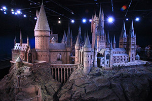 Model of Hogwarts Castle at Warner Bros Studio