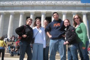 band students in Washington, D.C.