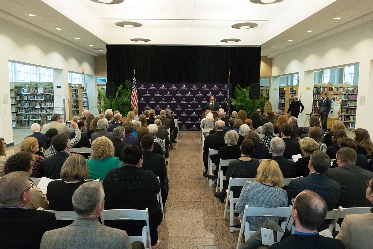 dedication ceremony for Joe Pitts Center for Public Policy