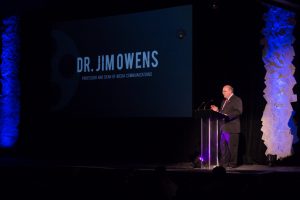 Dr. Owens speaking at Highbridge Film Festival