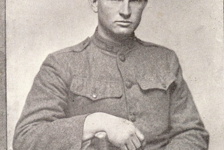 WWI soldier portrait