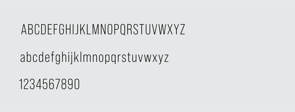 Bebas Neue font sample