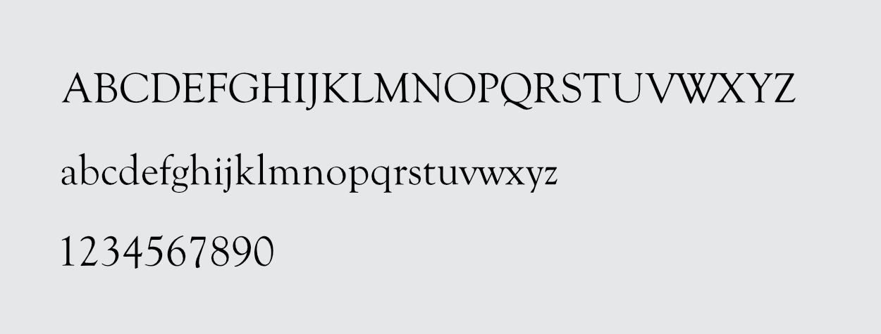 Goudy Old Style font sample
