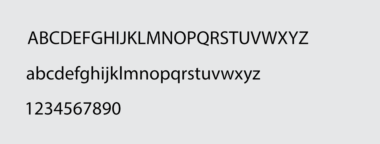 Myriad Pro font sample