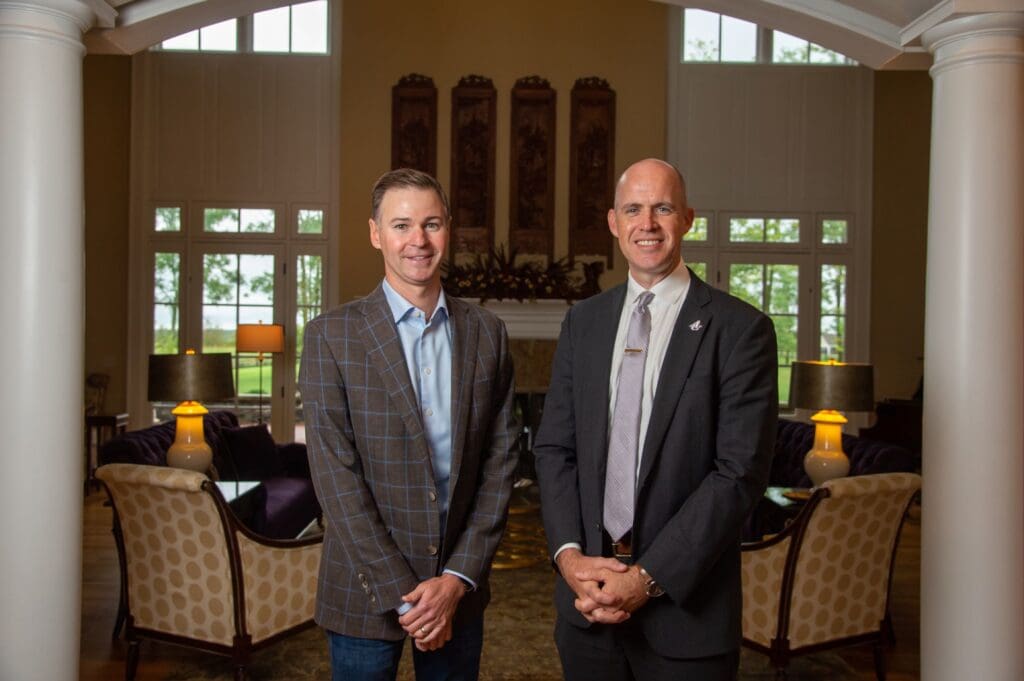 Charles W. Price and Dr. Kevin Brown