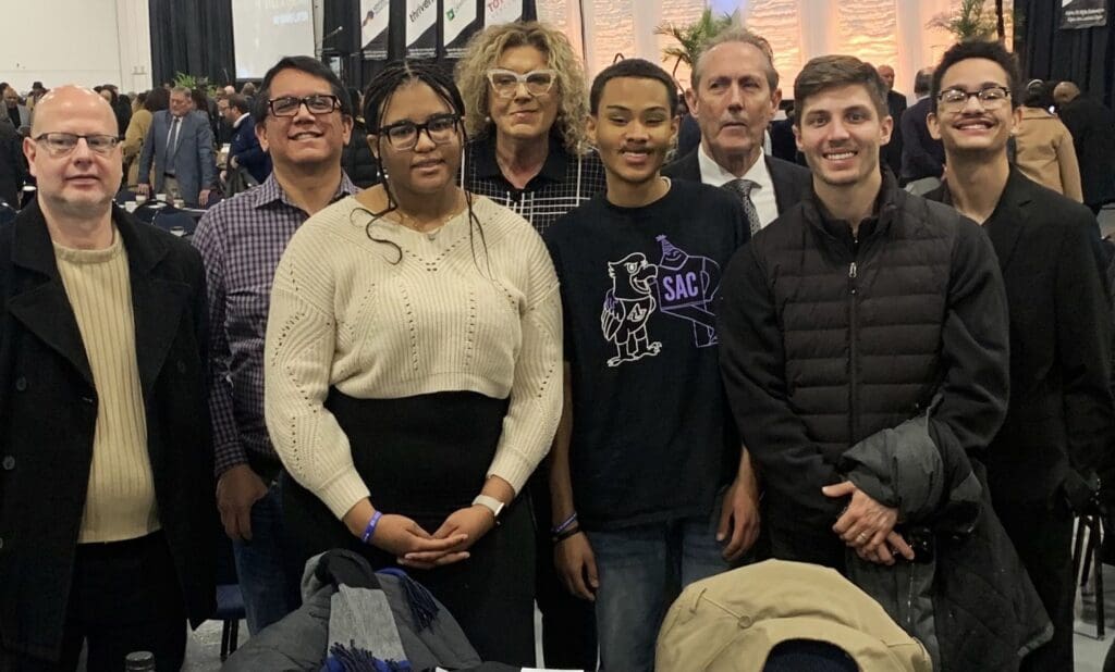 Group of students at a MLK celebration